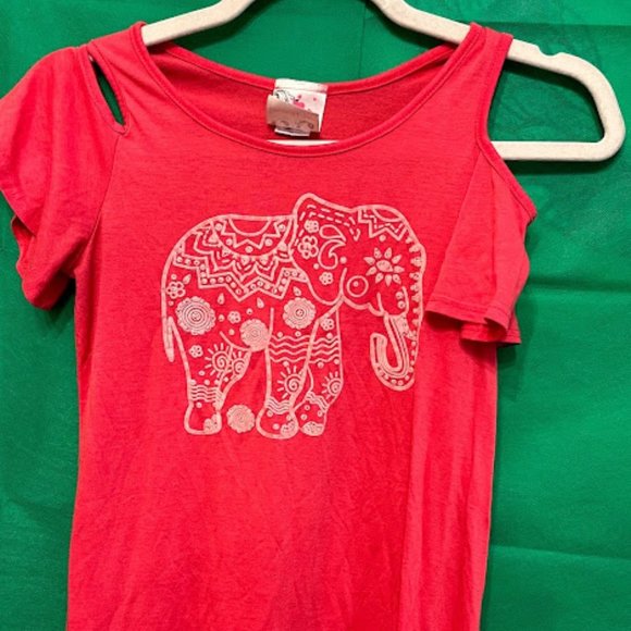 Girl's Jenna N Jessie Elephant Pink Dress - Picture 1 of 3